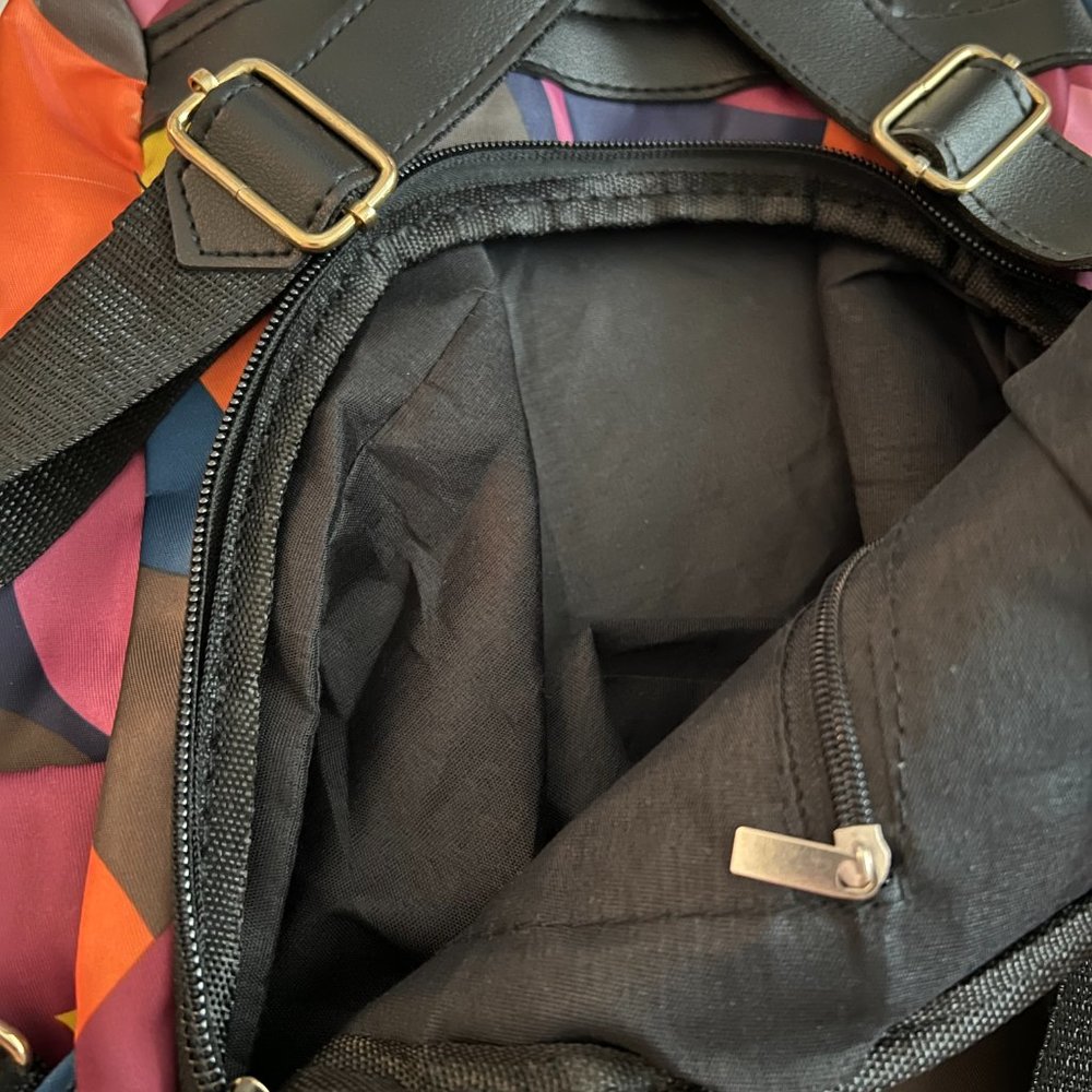 POABA Abstract Multicolor Mini Backpack - Picture 5 of 5